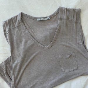 T by Alexander Wang Classic Sleeveless Pocket Tee
